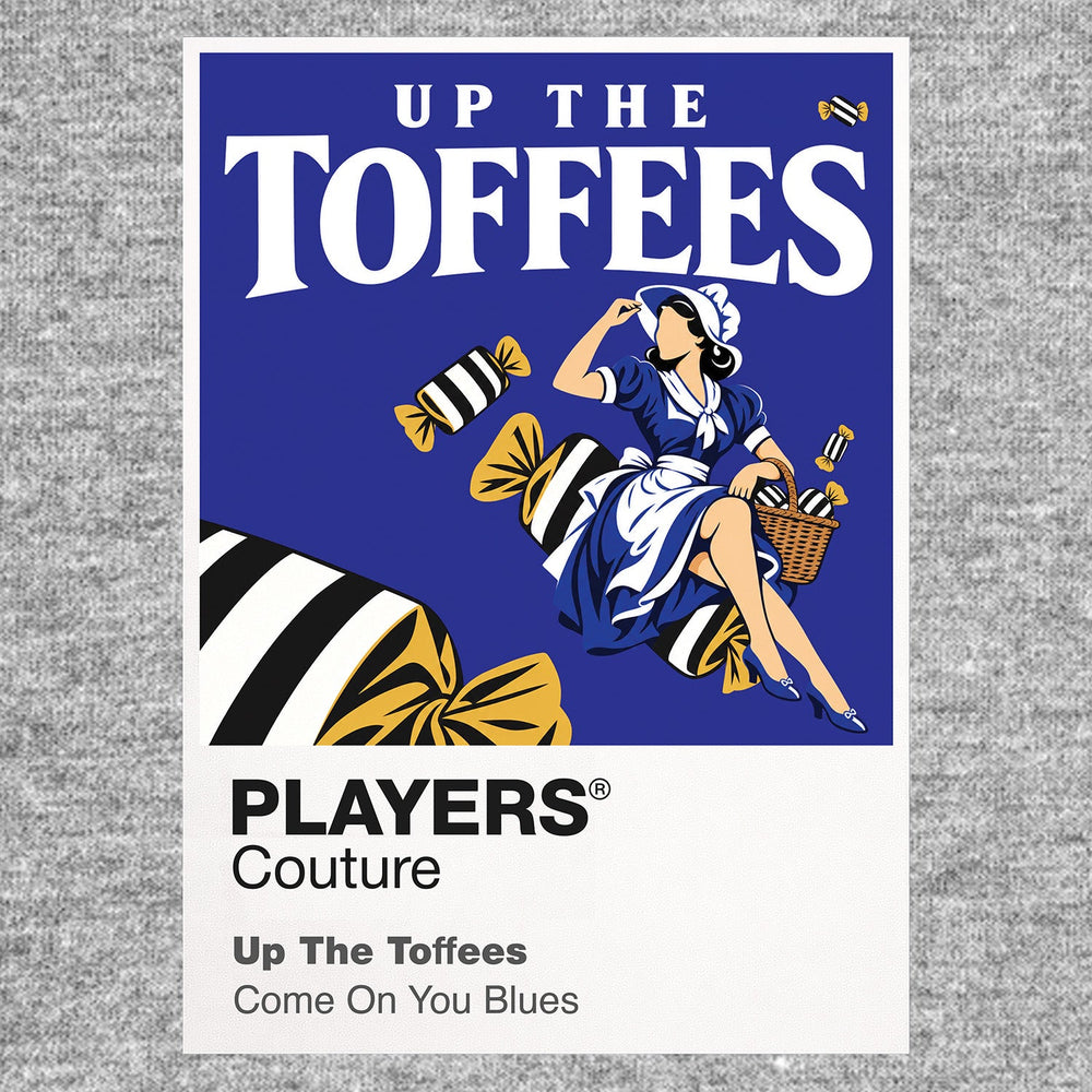 Up The Toffees Icon Frame artwork in grey