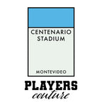 Uruguay Monopoly Card hoodie – white men's hoodie with black Uruguay Monopoly Card letters and Players Couture logo on the
