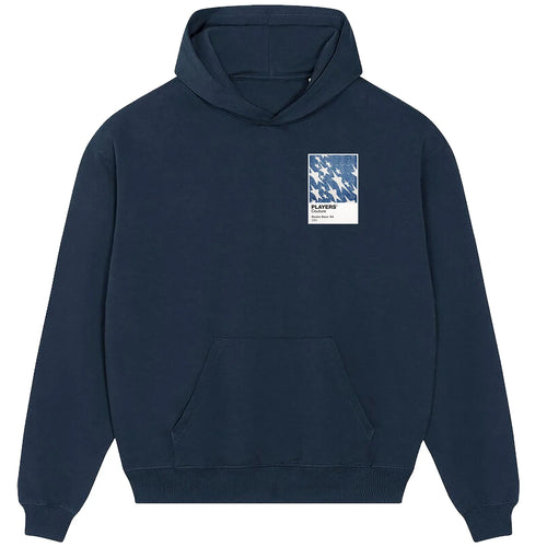 USA 94 Denim Football hoodie – navy men's hoodie featuring the USA 94 Denim Football Players Couture logo