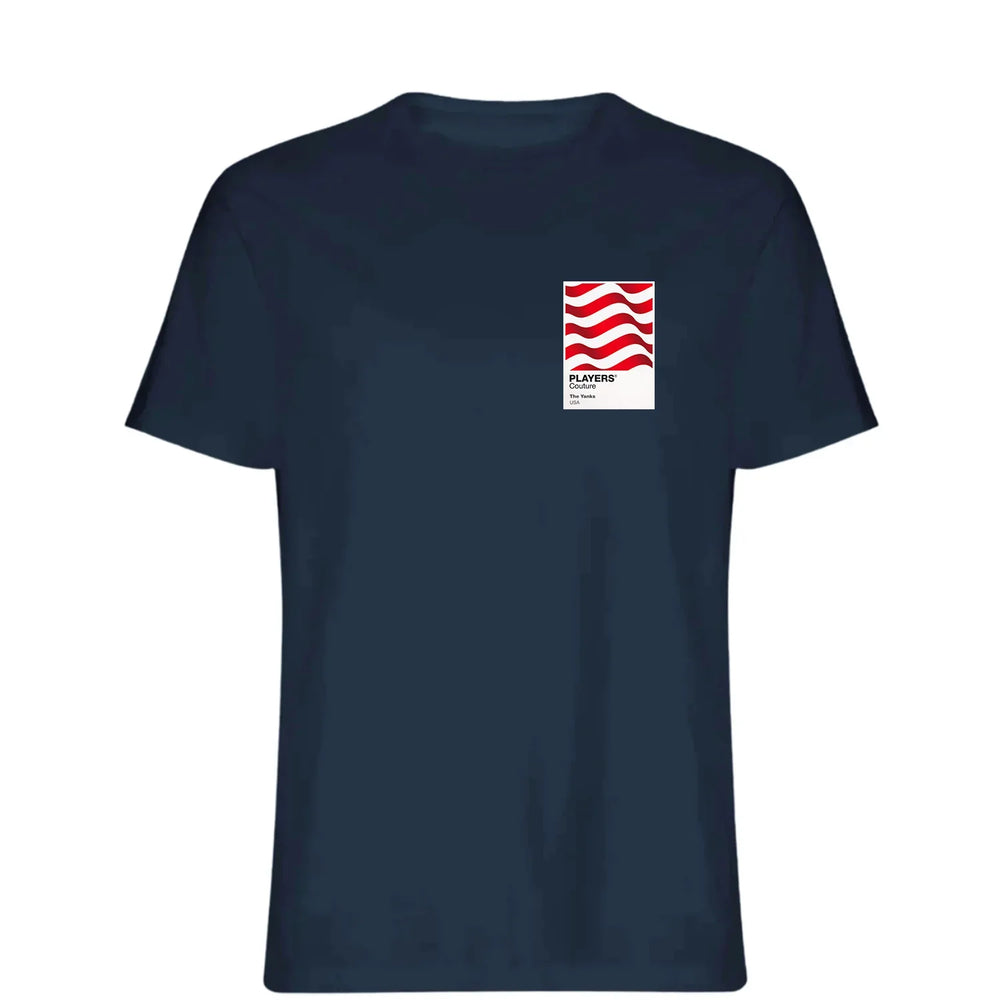 USA Stripes Classic Football Shirt Colours Frame Men's T-Shirt