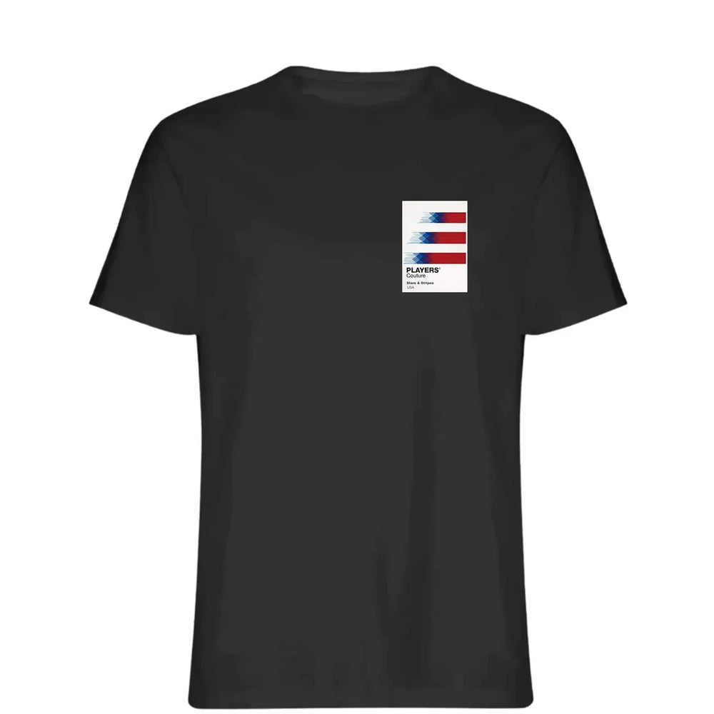 USA t-shirt – black men's t-shirt featuring the USA Players Couture logo