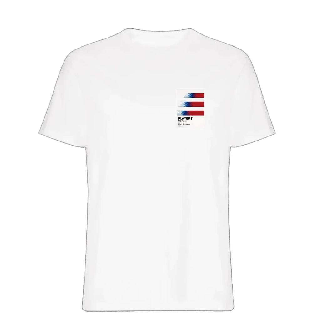 USA t-shirt – white men's t-shirt featuring the USA Players Couture logo
