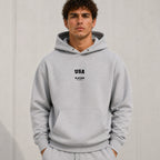 USA (Ryder Cup Golf) Men's Hoodie in Gray - Players Couture Fan Fashion