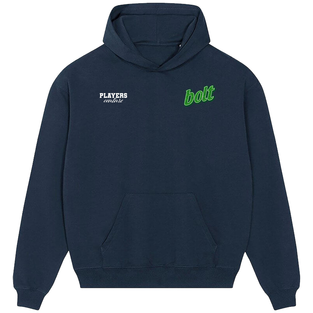 Usain Bolt Logo Players Couture Men's Casual Hoodie Navy