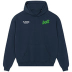Usain Bolt Logo Players Couture Men's Casual Hoodie Navy