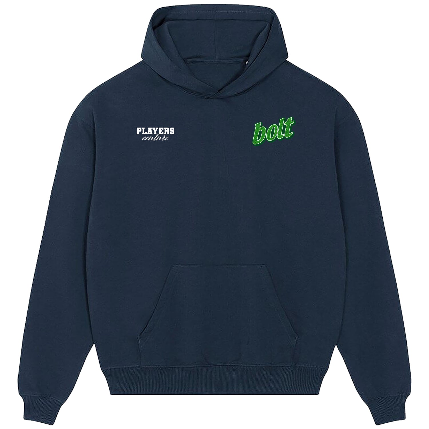 Usain Bolt Logo Players Couture Men's Casual Hoodie Navy