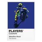 Valentino Rossi Motorcycling Icon Frame - Icon Design