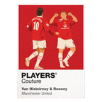 Van Nistelrooy & Rooney Manchester United Men's T-Shirt - White