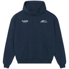 Van Nistelrooy hoodie – navy men's hoodie featuring the Van Nistelrooy Players Couture logo