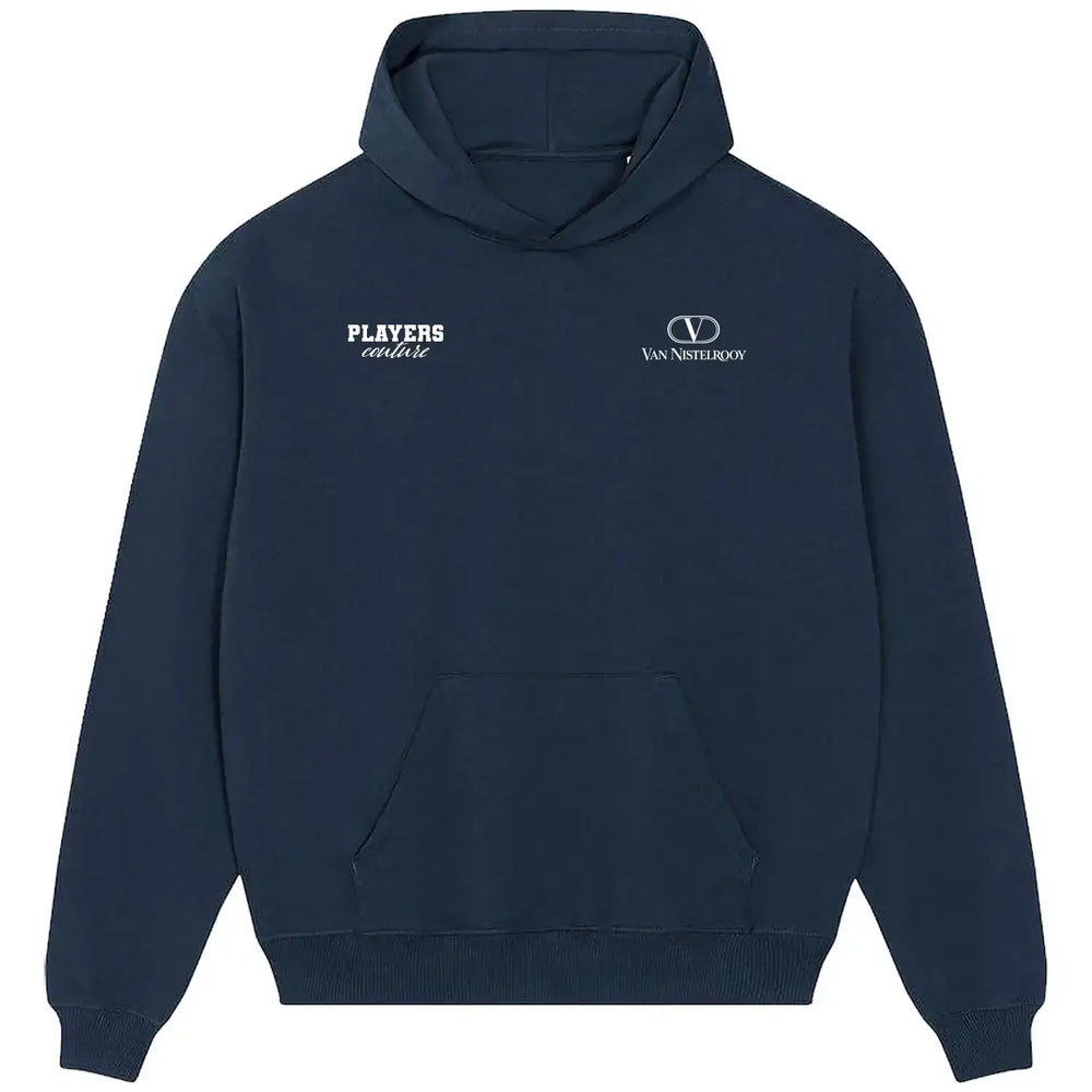 Van Nistelrooy V Logo Players Couture Men's Casual Hoodie - Navy / S | Fashion Collection, Football, Hamburger SV, Hoodies, Malaga, Manchester United, Men's, Netherlands, PSV Eindhoven, Real Madrid, Volume 1