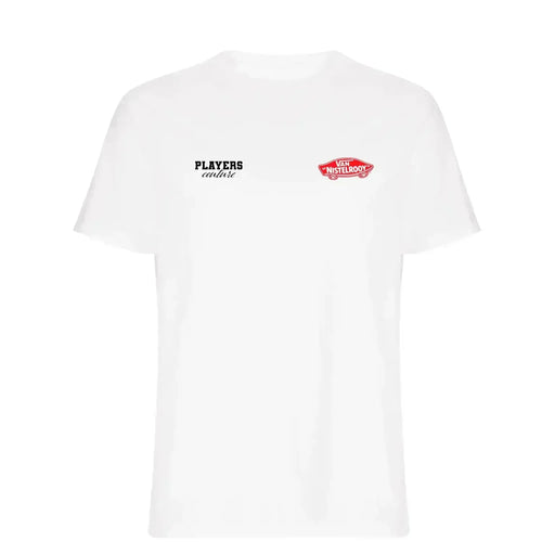 Ruud Van Nistelrooy Skateboard t-shirt – white men's t-shirt featuring the Ruud Van Nistelrooy Skateboard Players Couture