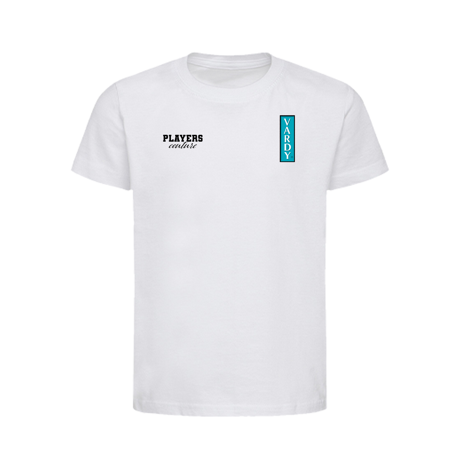 Jamie Vardy Logo Players Couture Kids T-Shirt White