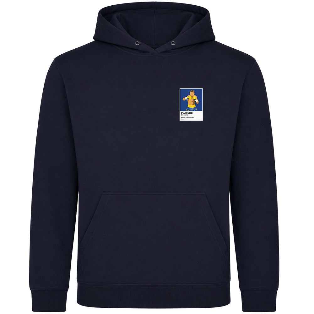 Vasiliy Lomachenko Boxing Icon Frame Men's Hoodie - Navy