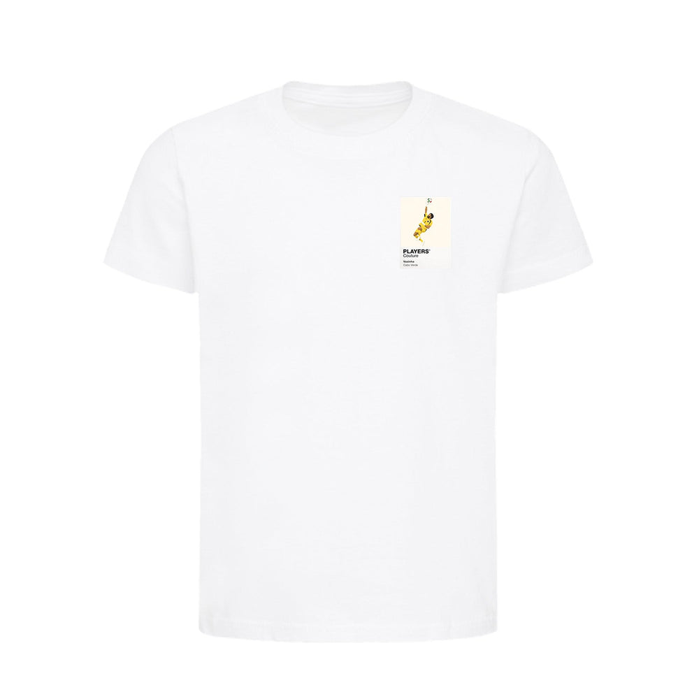Vazinha Cabo Verde Icon Frame Kids T-Shirt — White