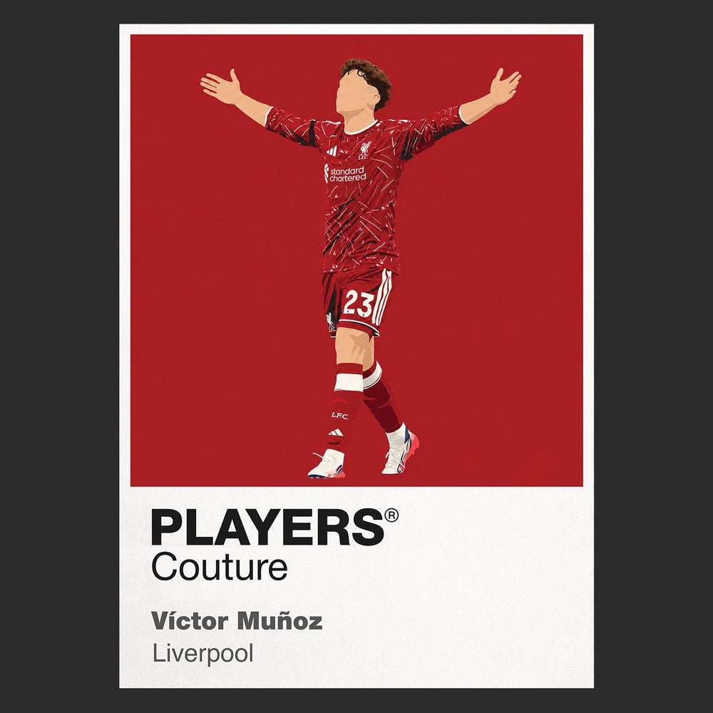 Victor Muñoz Liverpool black Icon Frame artwork detail