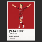 Victor Muñoz Liverpool black Icon Frame artwork detail