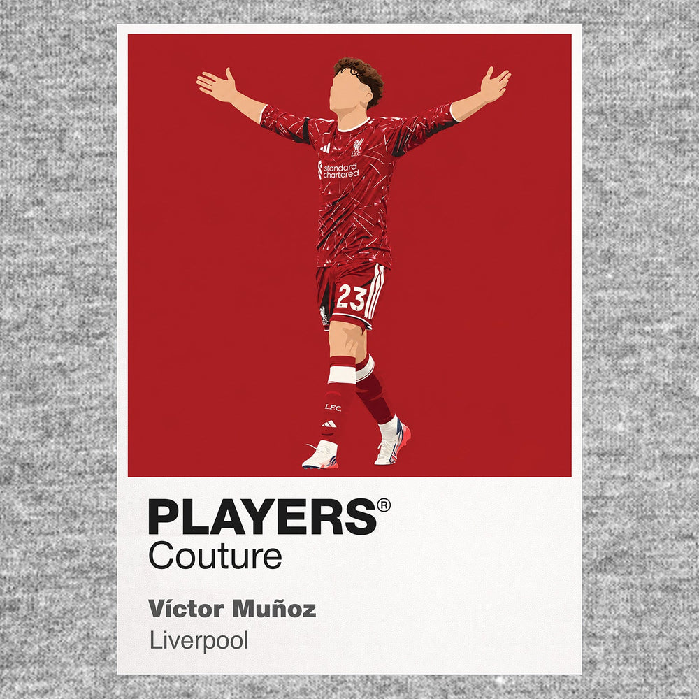Victor Muñoz Liverpool grey Icon Frame artwork detail
