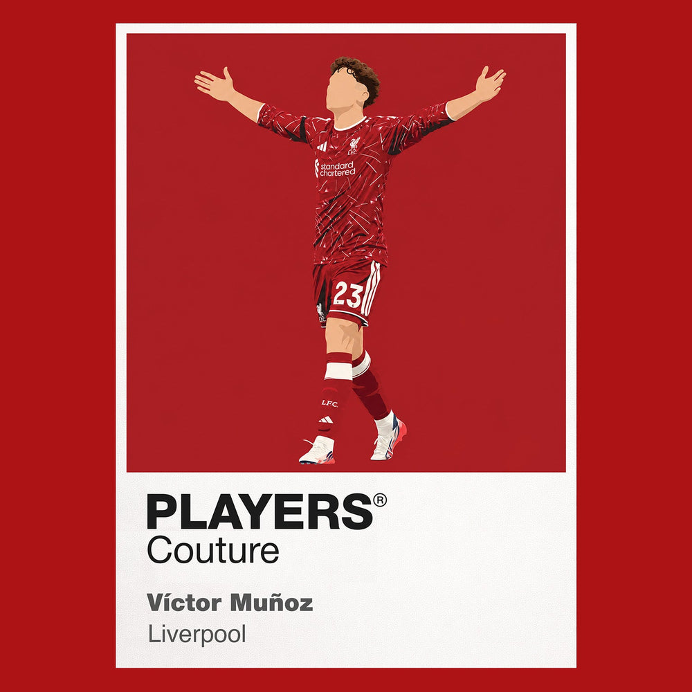 Victor Muñoz Liverpool red Icon Frame artwork detail