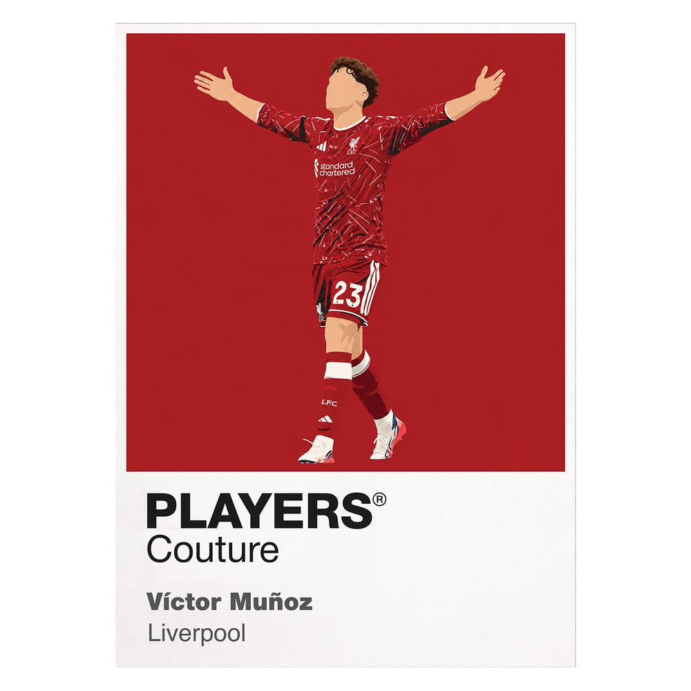 Victor Muñoz Liverpool white Icon Frame artwork detail