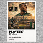 Victor Osimhen Nigeria Atlas Frame artwork by Players Couture