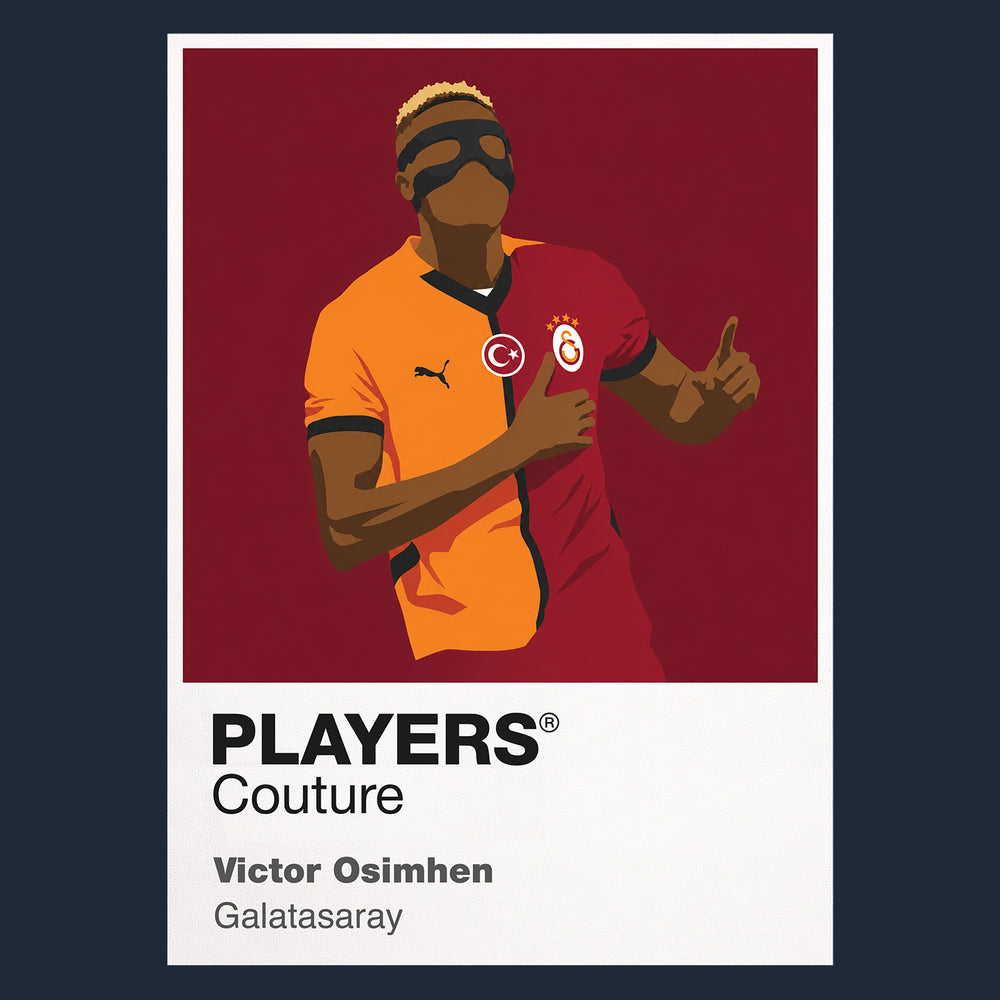 Victor Osimhen Galatasaray Icon Frame — Navy