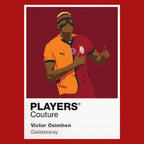 Victor Osimhen Galatasaray Icon Frame — Red