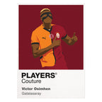 Victor Osimhen Galatasaray Icon Frame — White