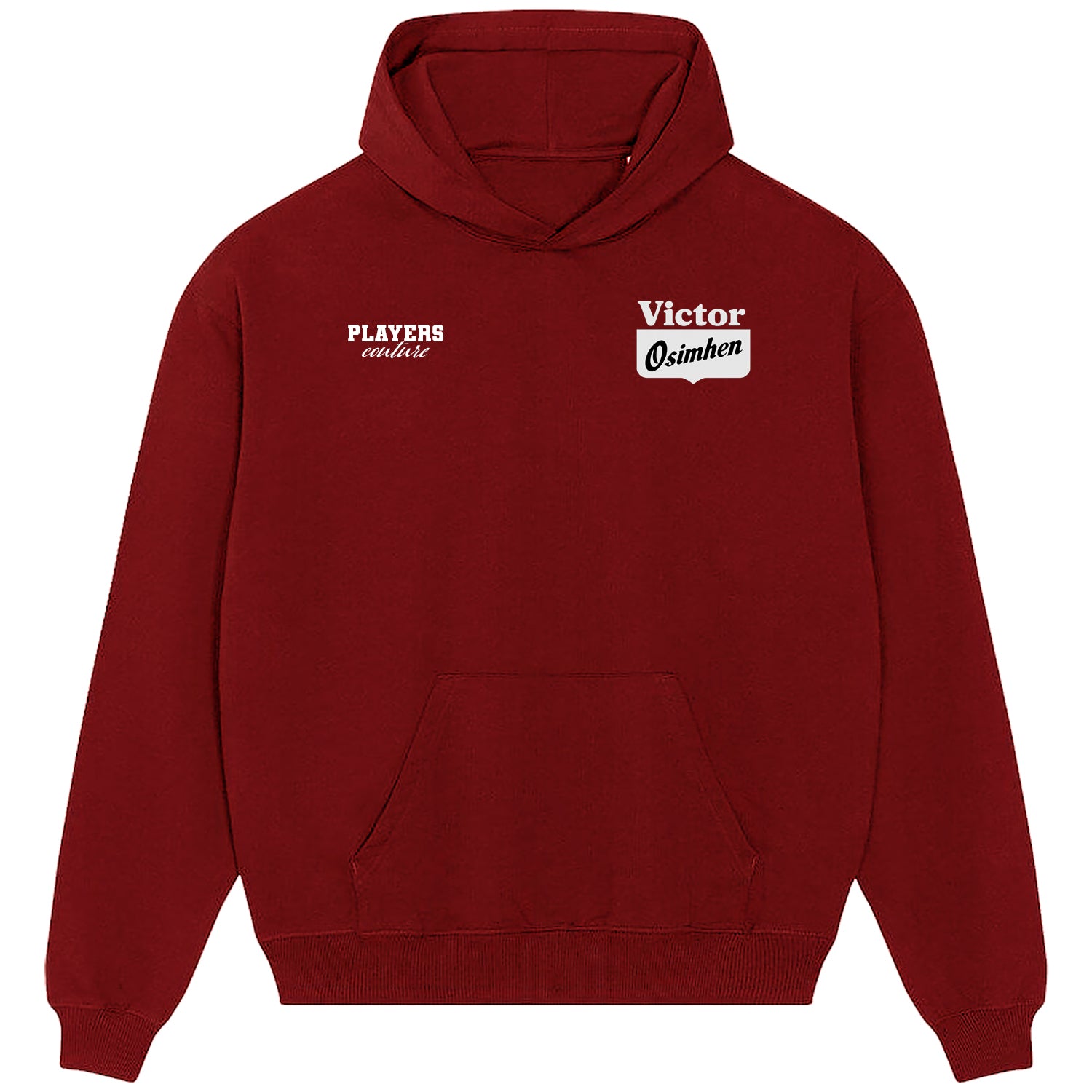 Victor Osimhen Logo Players Couture Men's Casual Hoodie Red
