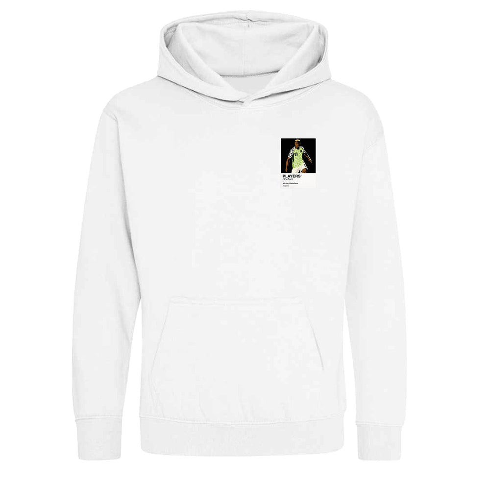 Victor Osimhen Players Couture Kids White Hoodie