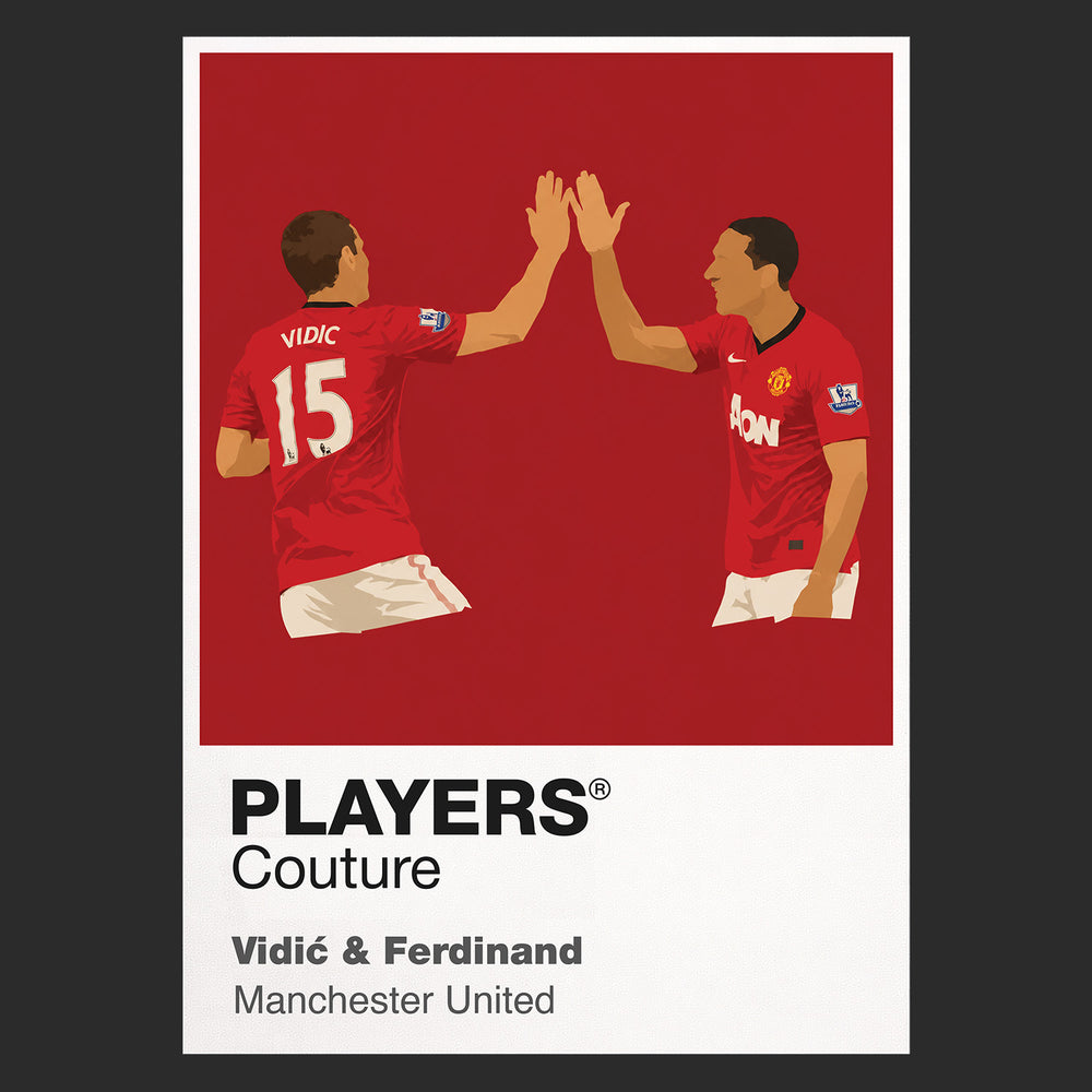 Vidić & Ferdinand Manchester United Icon Frame - Icon Design (View 7)