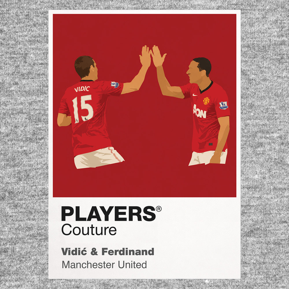 Vidić & Ferdinand Manchester United Icon Frame - Icon Design (View 6)