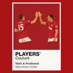 Vidić & Ferdinand Manchester United Icon Frame - Icon Design (View 8)