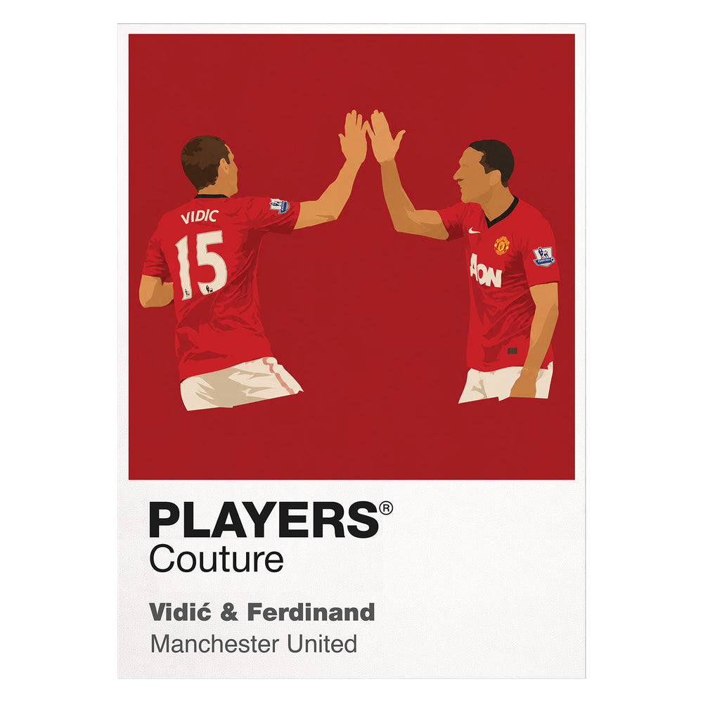 Vidić & Ferdinand Manchester United Icon Frame - Icon Design (View 9)