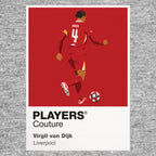 Virgil Van Dijk Liverpool Icon Frame — Gray