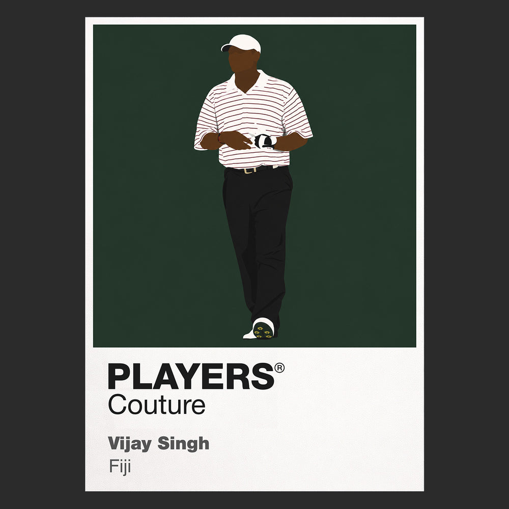 Vijah Singh Golf Icon Frame Men's T-Shirt