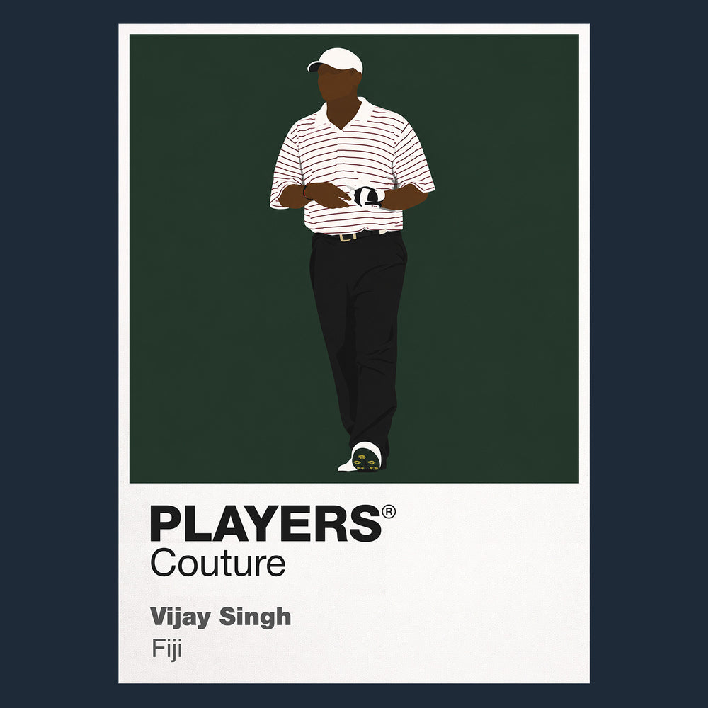 Vijah Singh Golf Icon Frame Men's T-Shirt