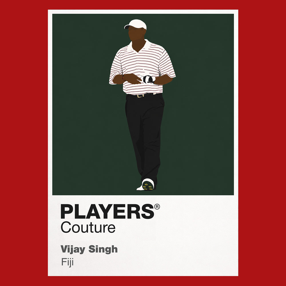 Vijah Singh Golf Icon Frame Men's T-Shirt