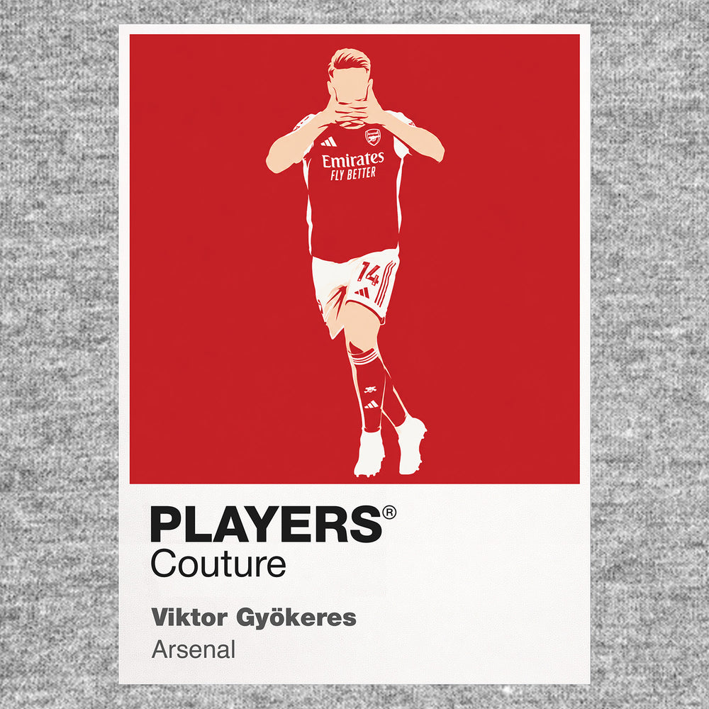 Viktor Gyokeres Arsenal Icon Frame — Gray