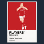 Viktor Gyokeres Arsenal Icon Frame — Navy
