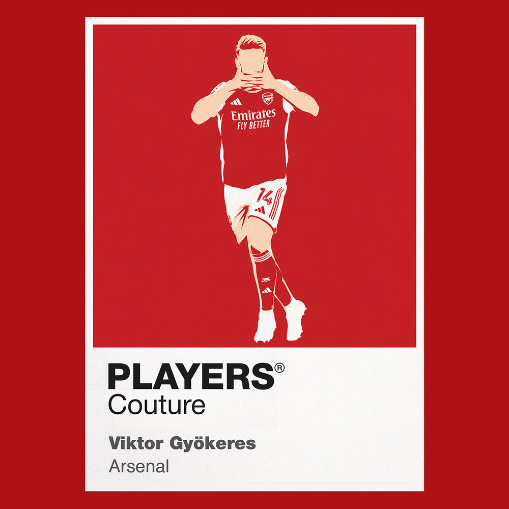 Viktor Gyokeres Arsenal Icon Frame — Red