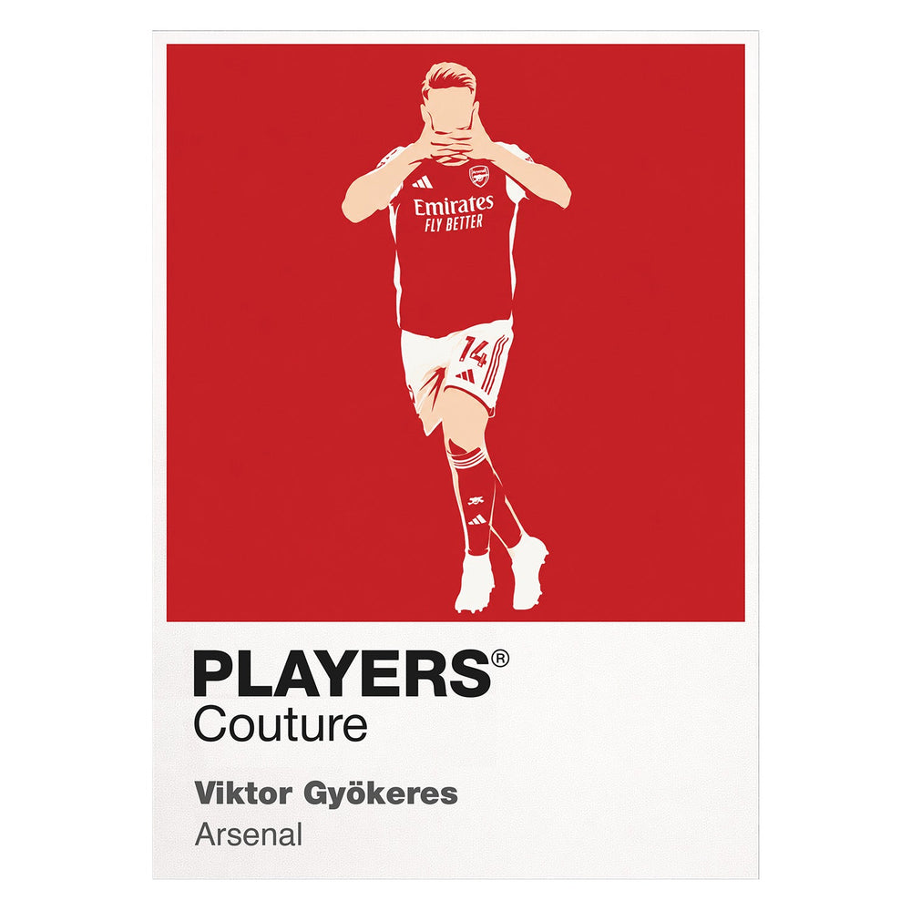 Viktor Gyokeres Arsenal Icon Frame — White