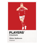 Viktor Gyokeres Arsenal Icon Frame — White