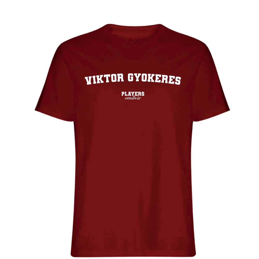 Viktor Gyokeres Players Couture Mens T-Shirt Red