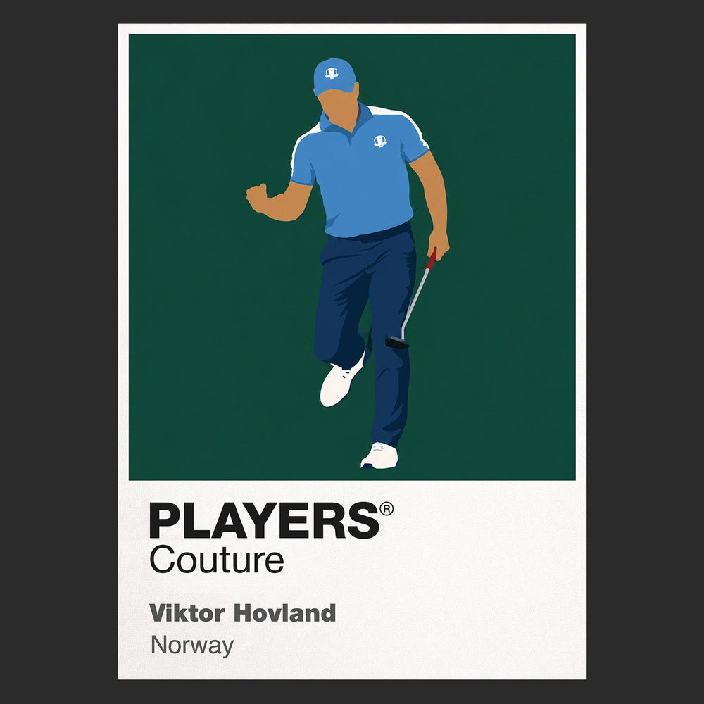 Viktor Hovland Golf Icon Frame Men's Polo Shirt