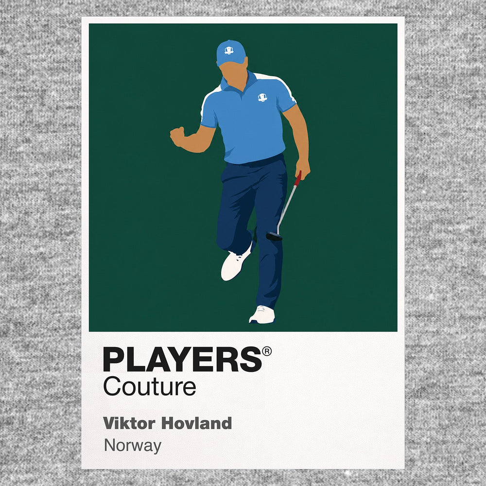 Viktor Hovland Golf Icon Frame Men's Polo Shirt