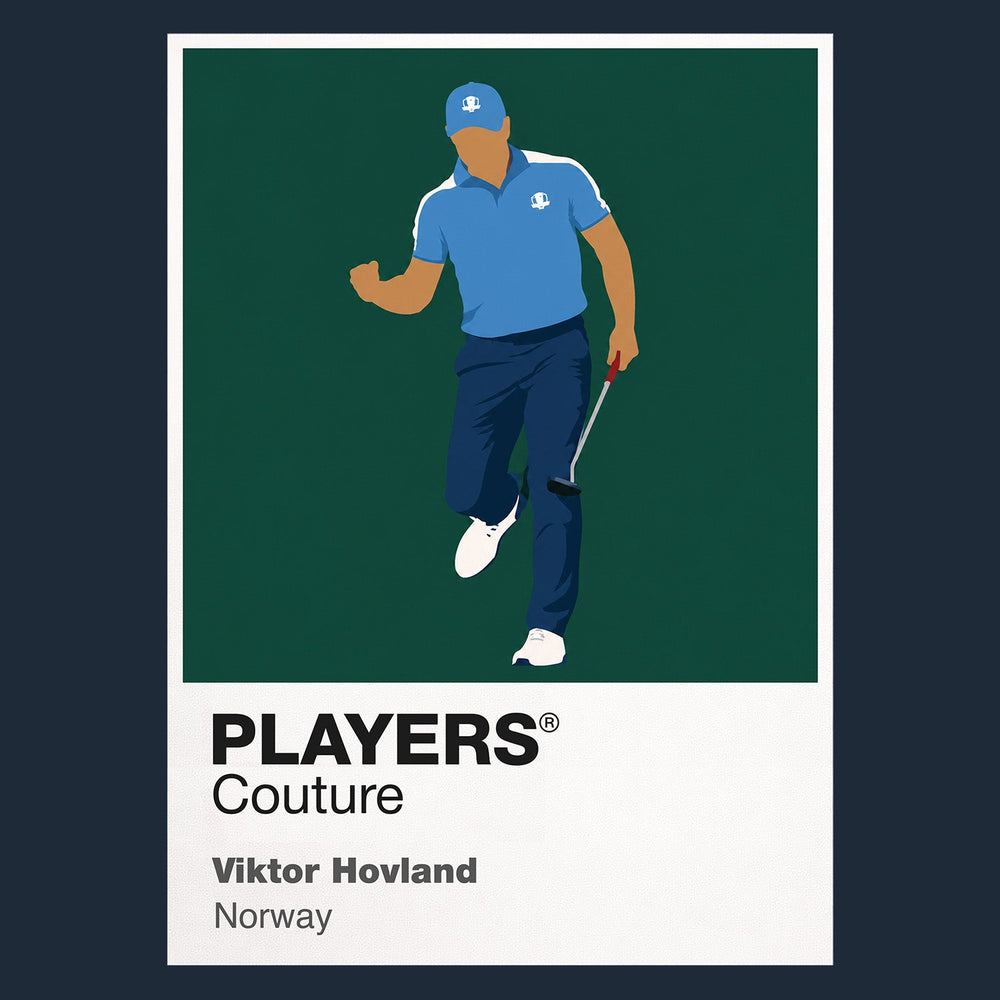 Viktor Hovland Golf Icon Frame Men's Polo Shirt
