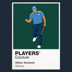 Viktor Hovland Golf Icon Frame Men's Polo Shirt