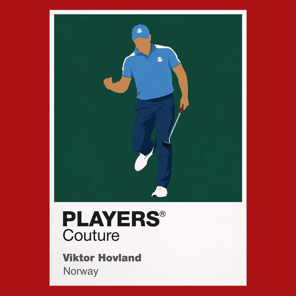 Viktor Hovland Golf Icon Frame Men's Polo Shirt