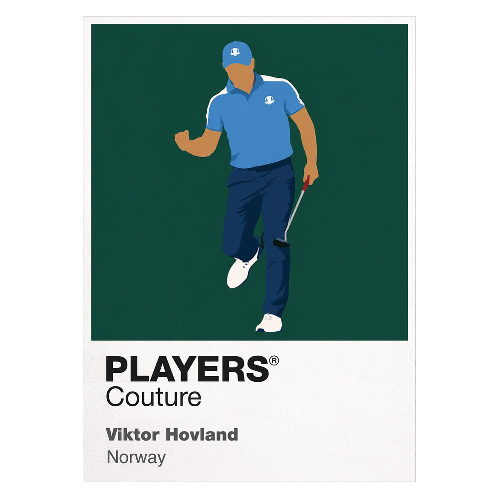 Viktor Hovland Golf Icon Frame Men's Polo Shirt
