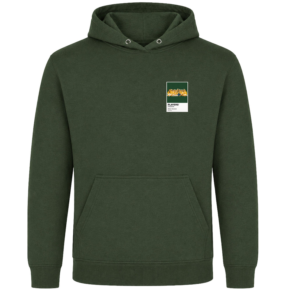 Viktor Hovland Ladies Man Golf Icon Frame Men's Hoodie - Earthy Green